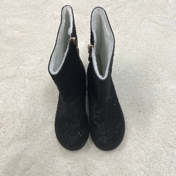 Carrie Other - Carrie Black Sequined Boots Size 3